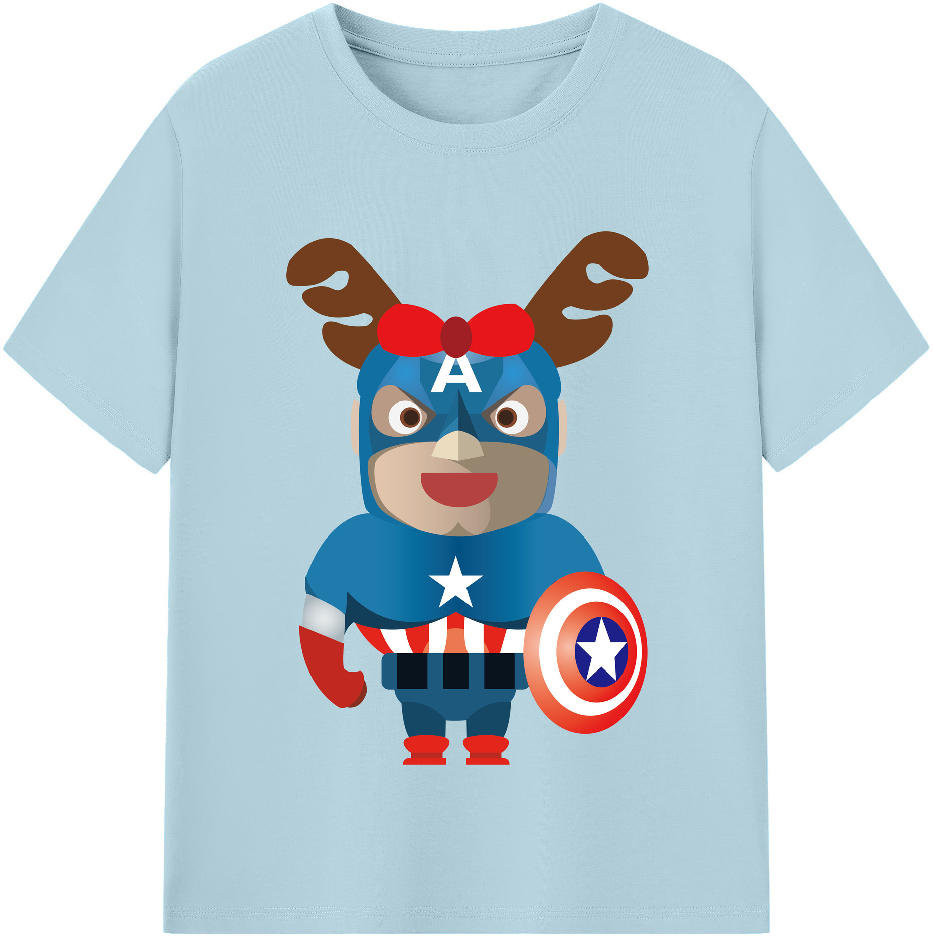 （画像用） アベンジャーズ The Avengers 綿100％半袖Tシャツ（フロントプリント）
